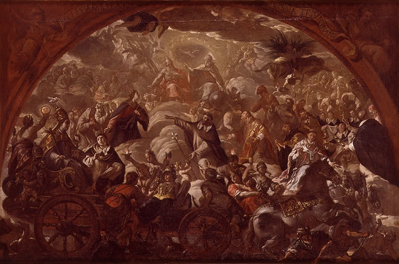 La Chiesa militante e la Chiesa trionfante - Museo di Belle Arti di Valencia